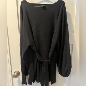 City Chic Tie Sweater-XL